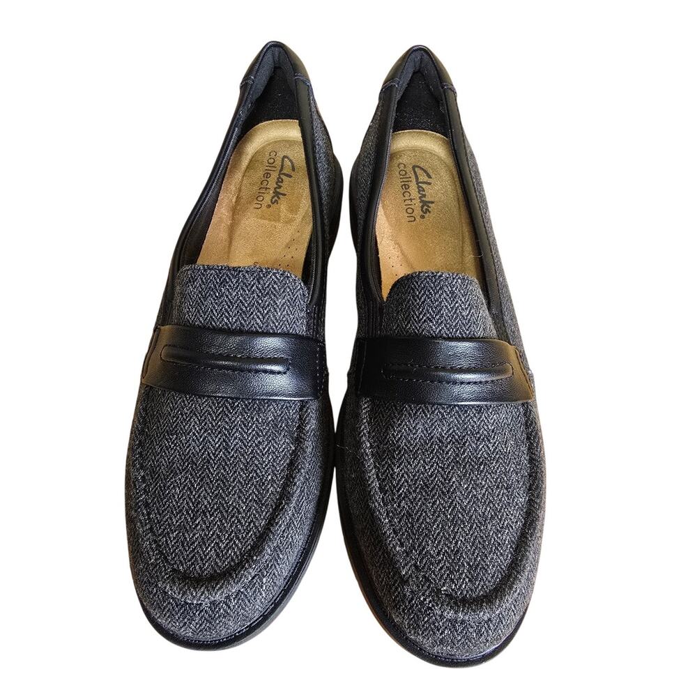 Clarks Collection Leather Loafers- Westlynn Bay- Womens Size 8 M Excellent Cond. - Picture 4 of 10